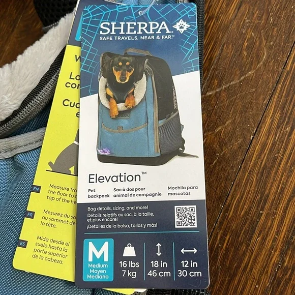 NWT Sherpa Elevation Pet Backpack Carrier *ALL PROCEEDS GO TO ANIMAL RESCUE* - Picture 7 of 16